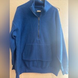 Pilcro Royal Blue Fleece Jacket size M. 012026-0039